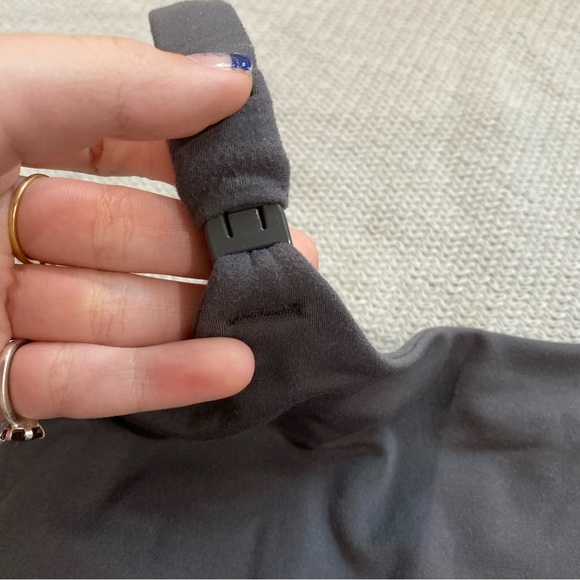 Girlfriend Collective Maternity Nursing Bra Gray size Medium - Picture 2 of 5